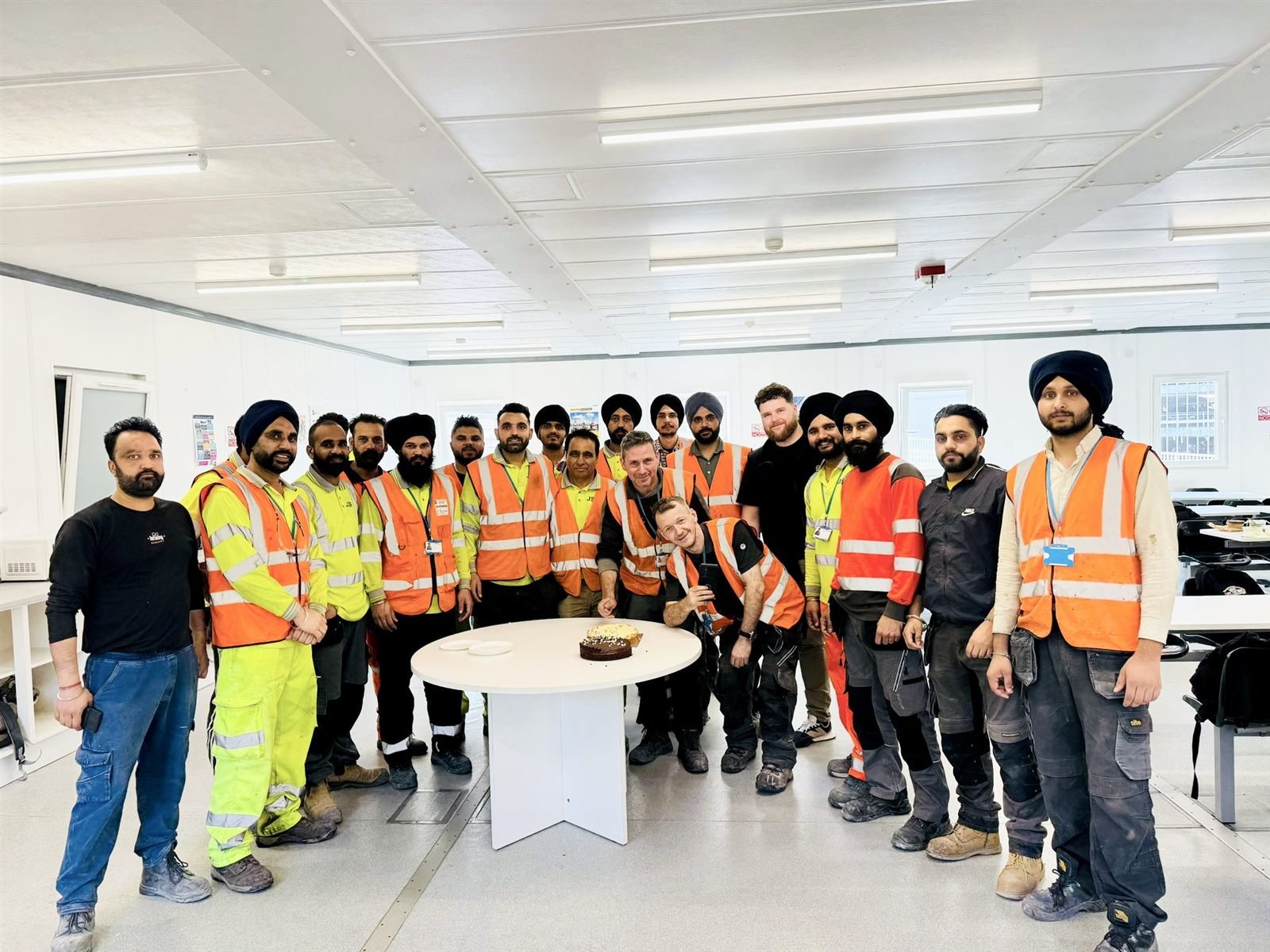 JSR Contracts Limited site and team photo