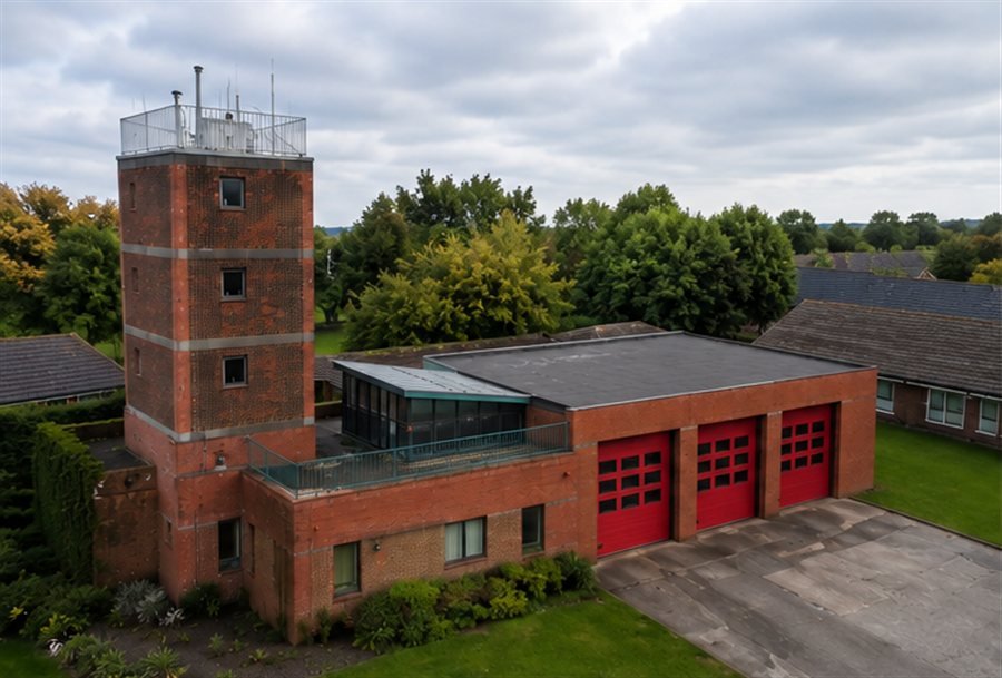 Top angle view of Croxteth Fire Station
