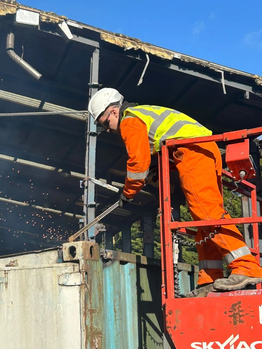 Enabling works in progress at Croxteth Fire Station