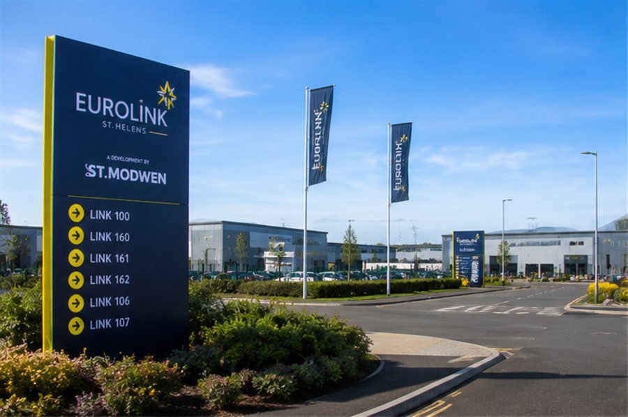 Eurolink, St Helens site entrance signage
