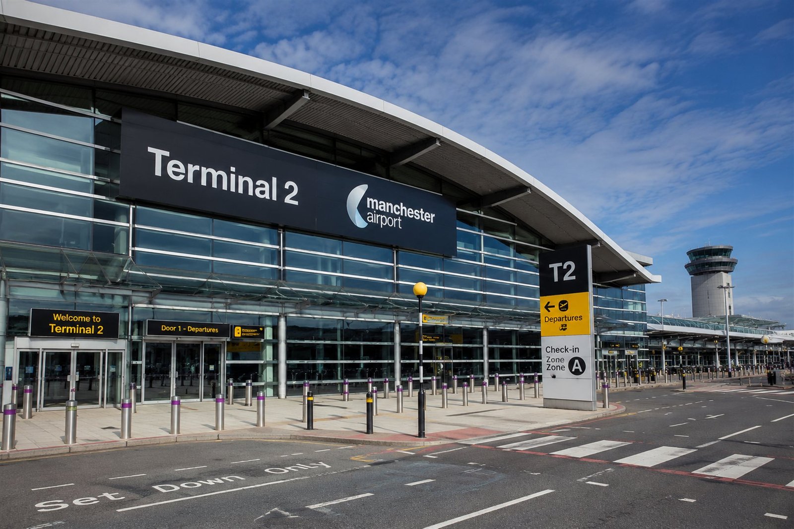 Manchester Airport Terminal 2 entrance